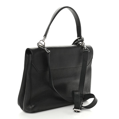 Louis Vuitton Soft Calfskin Lockme II Top Handle Black 3 of 8