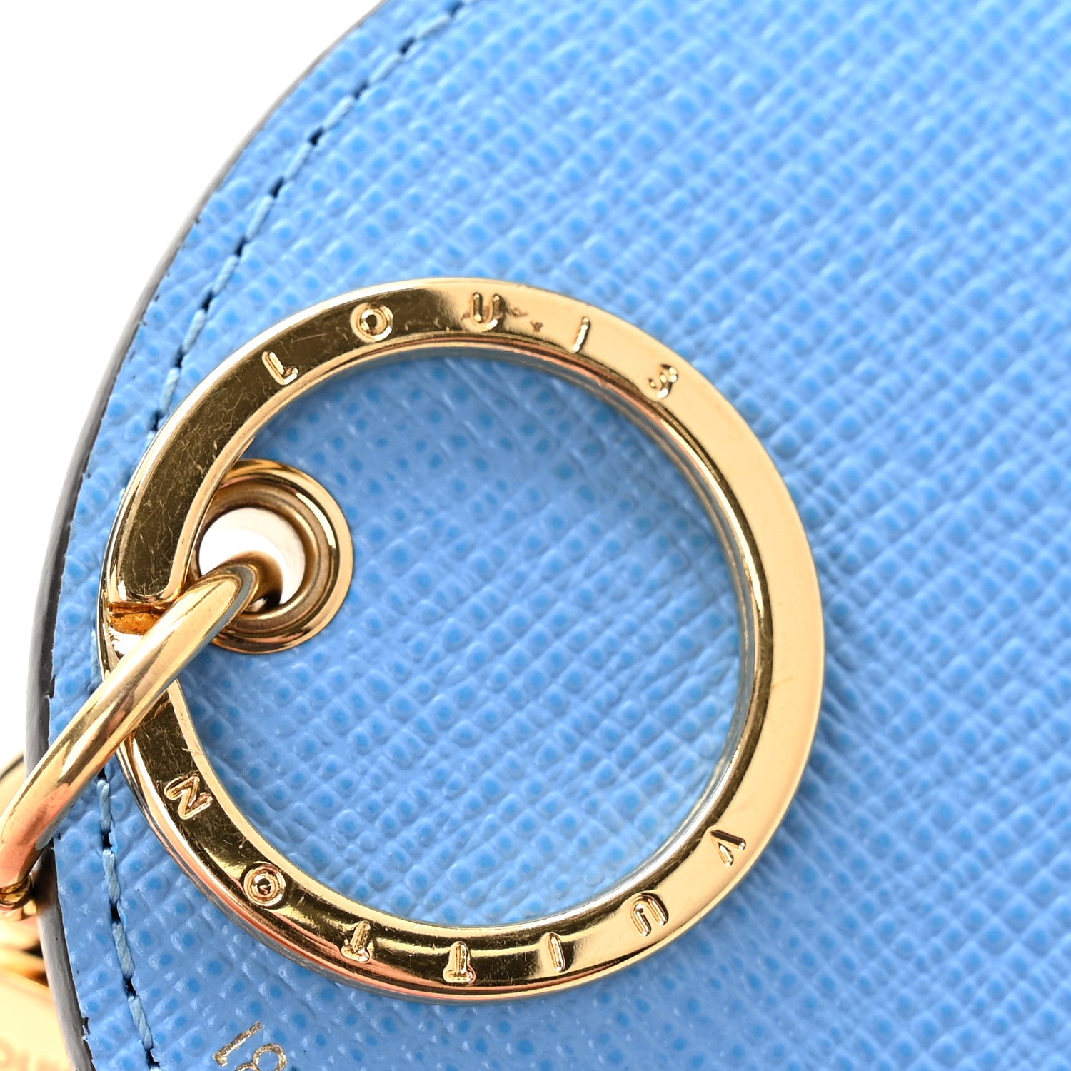 Louis Vuitton Monogram 2021 Christmas Animation China Wall Bag Charm Key Ring Myosotis Blue 6 of 6