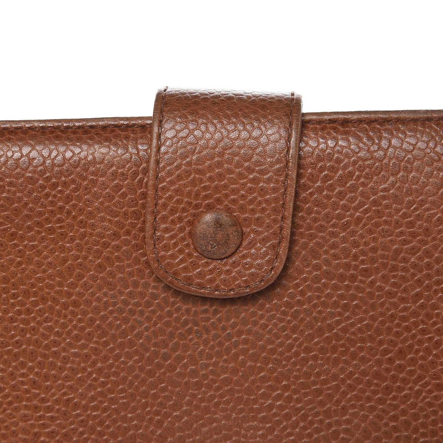 Caviar Timeless CC French Wallet Brown