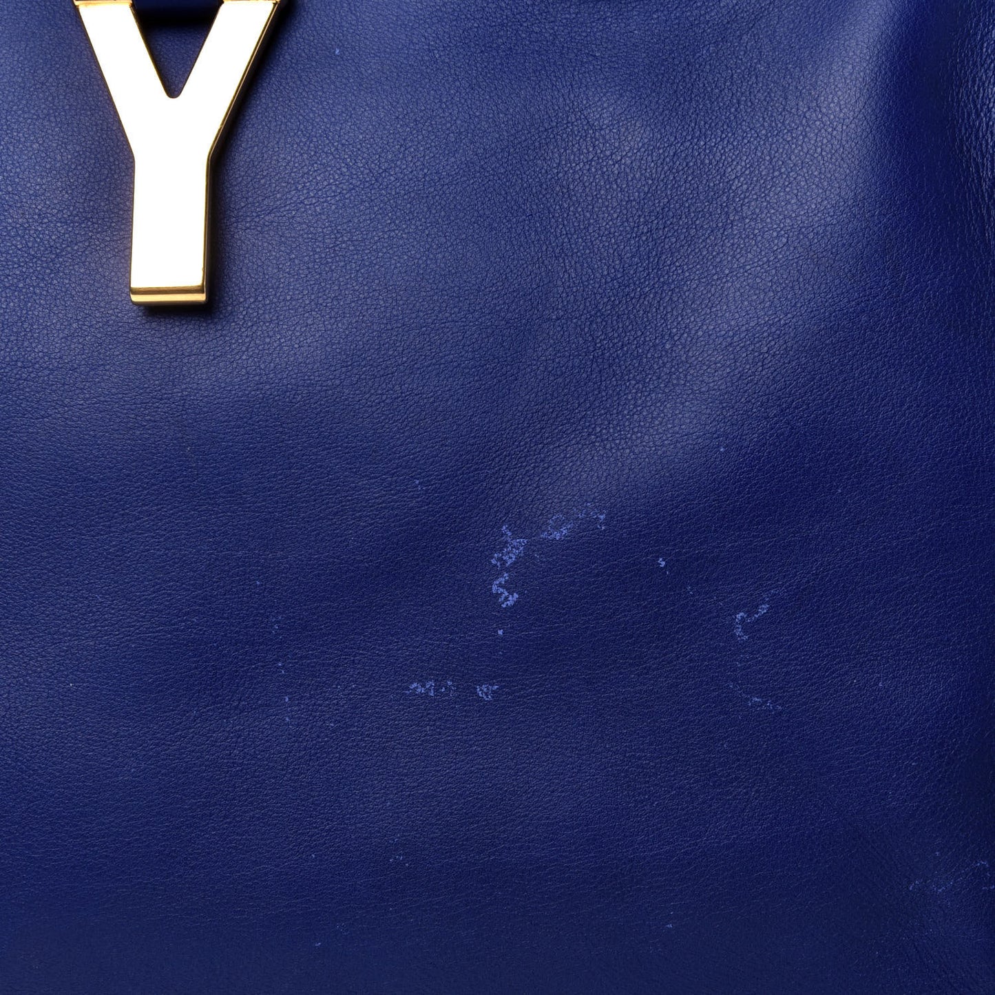 Calfskin Medium Classic Y Cabas Royal Blue