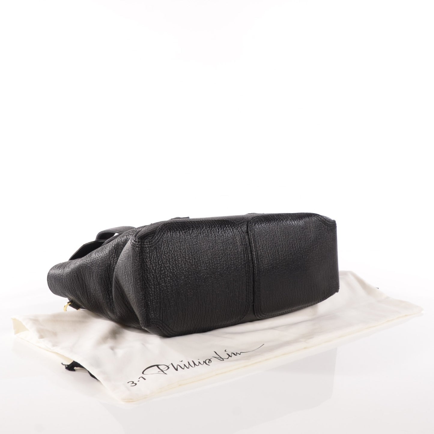 3.1 Textured Calfskin Medium Pashli Satchel Black