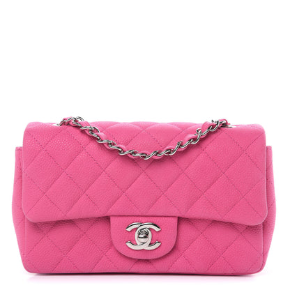 Chanel Iridescent Caviar Quilted Mini Rectangular Flap Pink 1 of 13