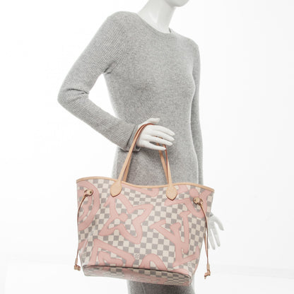 Louis Vuitton Damier Azur Tahitienne Neverfull MM 2 of 8