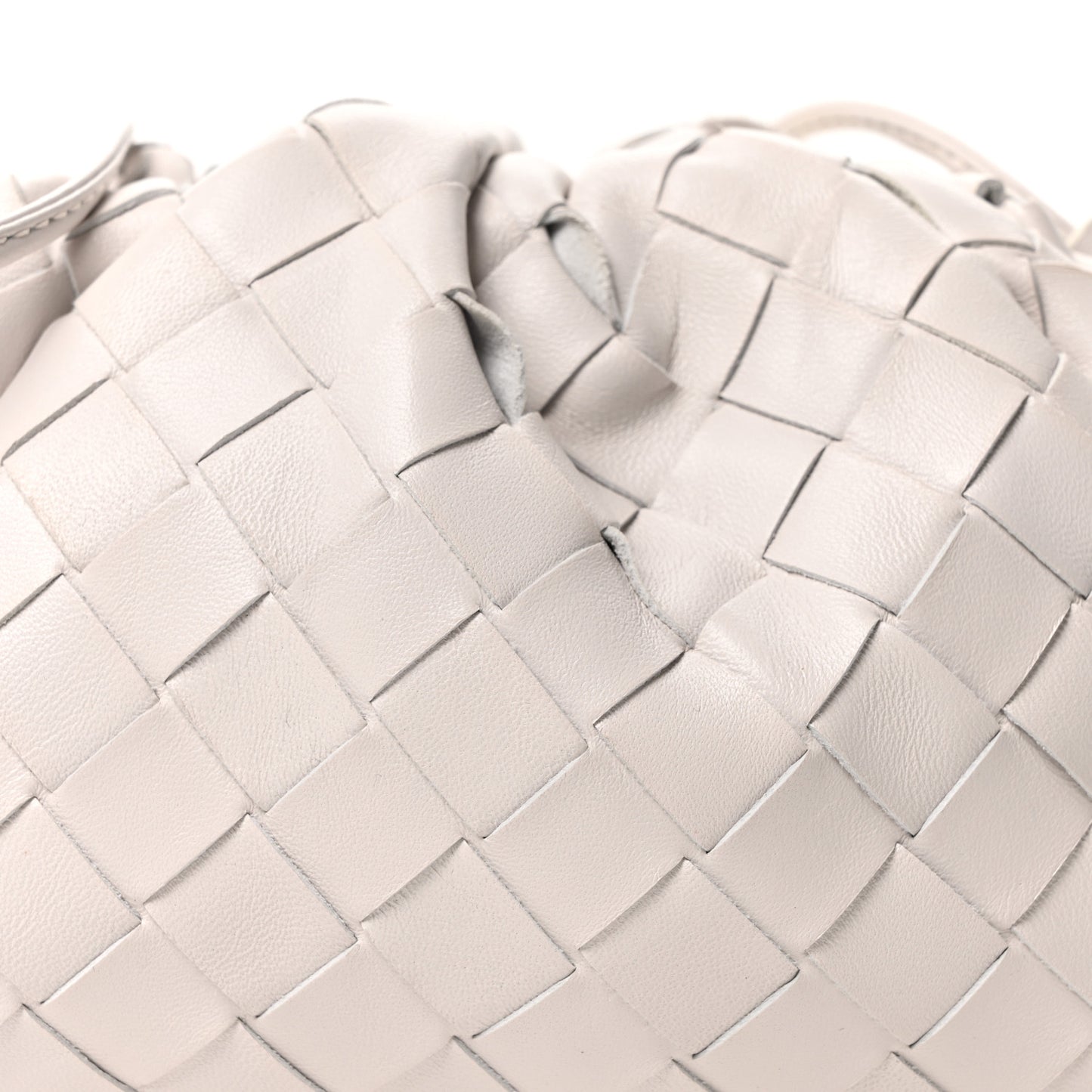 Nappa Intrecciato The Mini Pouch Chalk
