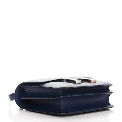 Hermes Epsom Constance 24 Bleu Saphir 5 of 19