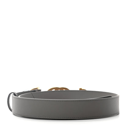 Gucci Calfskin Zumi 30mm Belt 75 30 Dusty Grey 2 of 5
