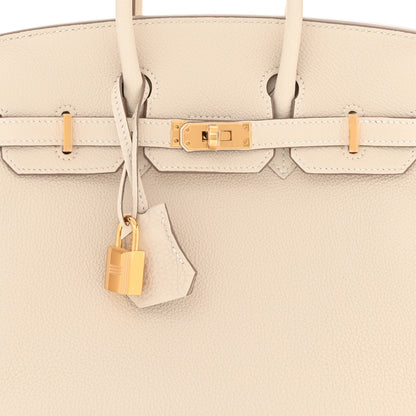 Hermes Togo Birkin 25 Craie 8 of 11