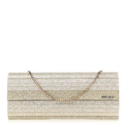 Jimmy Choo Acrylic Glitter Sweetie Clutch Champagne 1 of 11