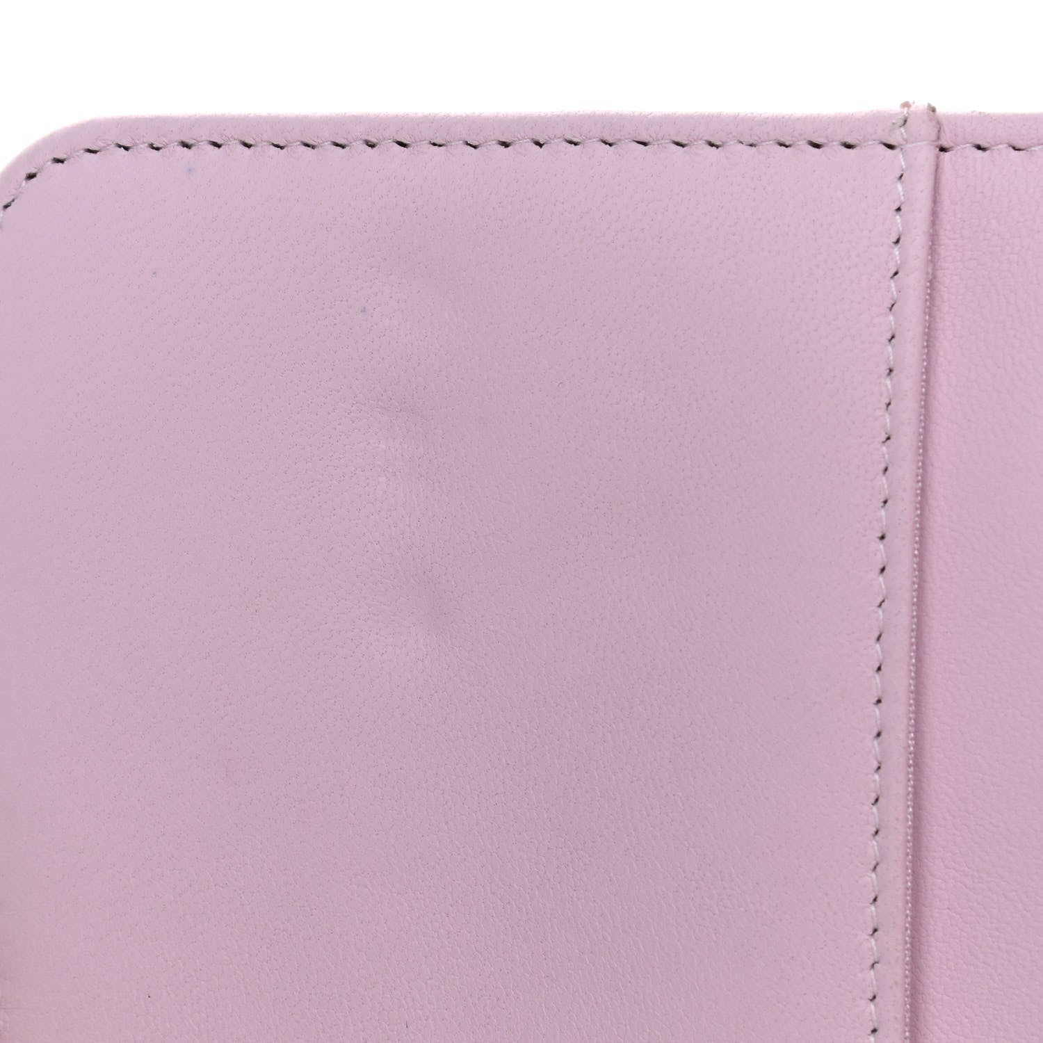 Chanel Goatskin Quilted Diamond CC Wallet On Chain WOC Pink 15 of 15