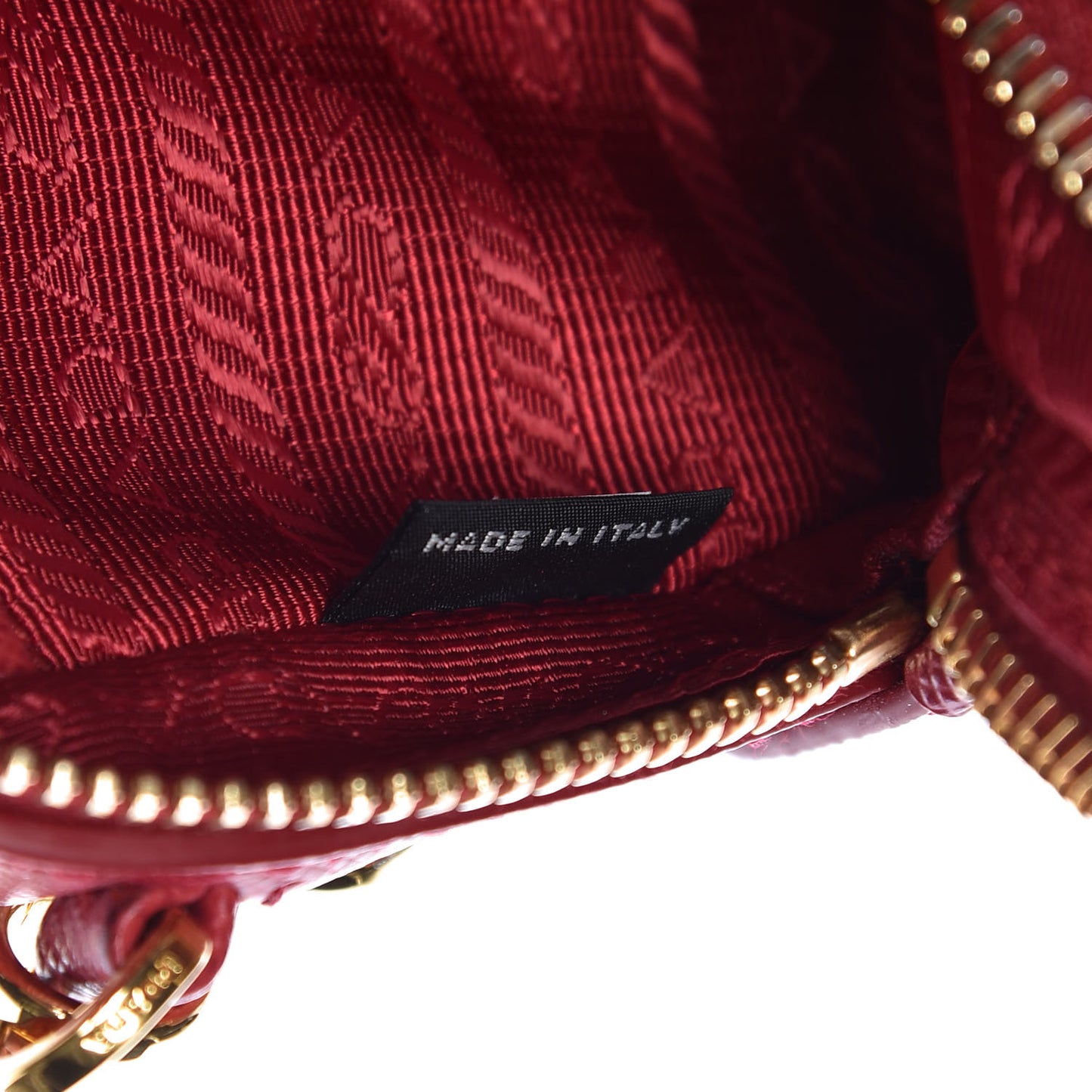 Saffiano Mini Camera Crossbody Bag Fuoco