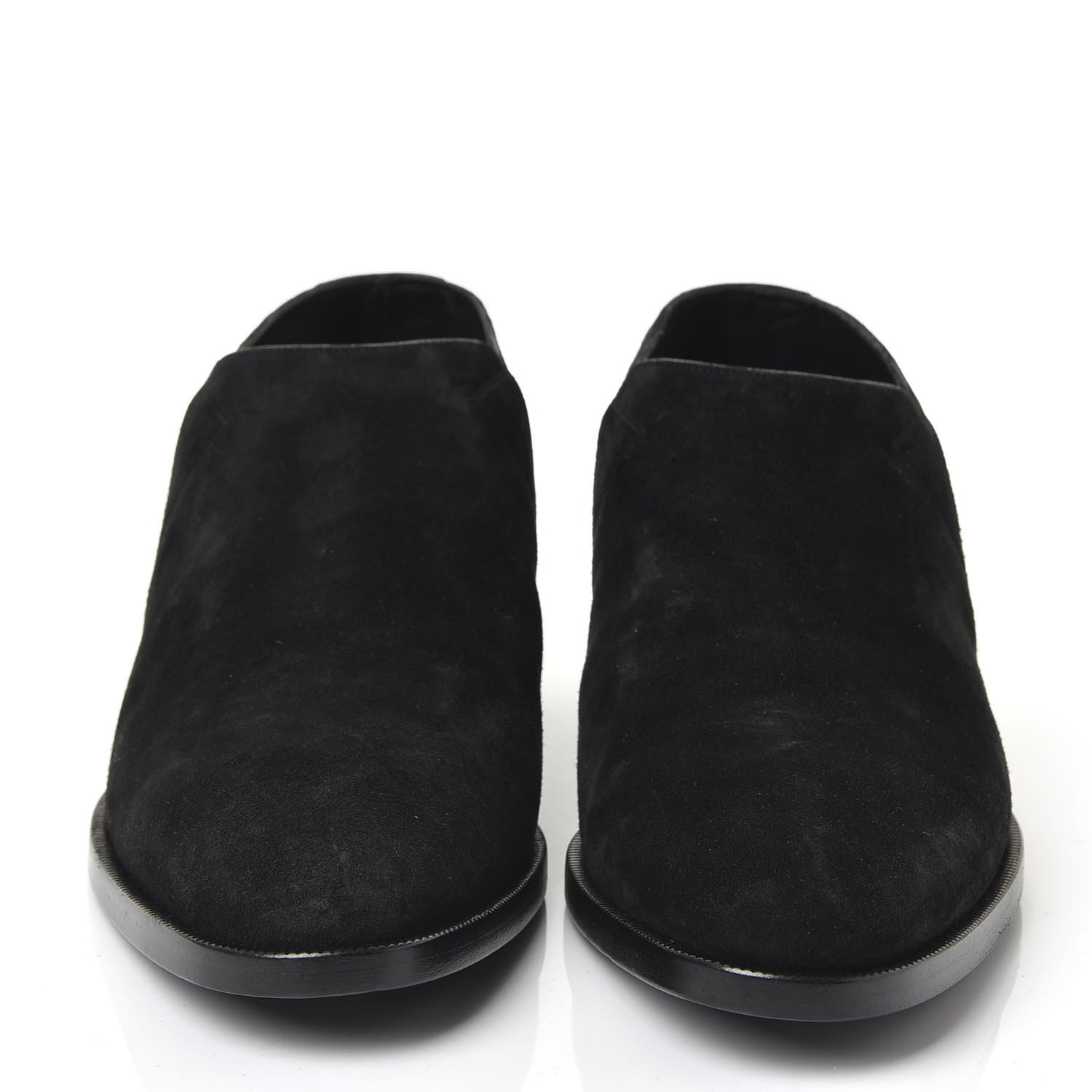Saint Laurent Suede Slim Chelsea Boots 41.5 Black 3 of 10