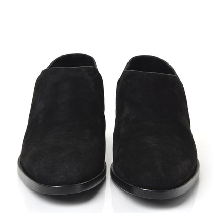 Saint Laurent Suede Slim Chelsea Boots 41.5 Black 3 of 10