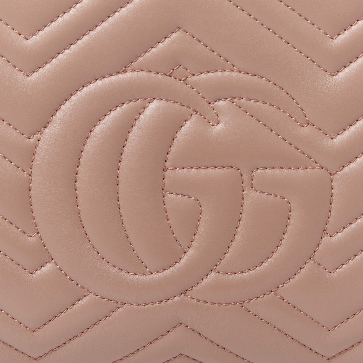 Calfskin Matelasse Small GG Marmont Tote Porcelain Rose