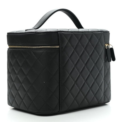 Chanel Caviar Quilted Large Vanity Pouch Black 3 of 9