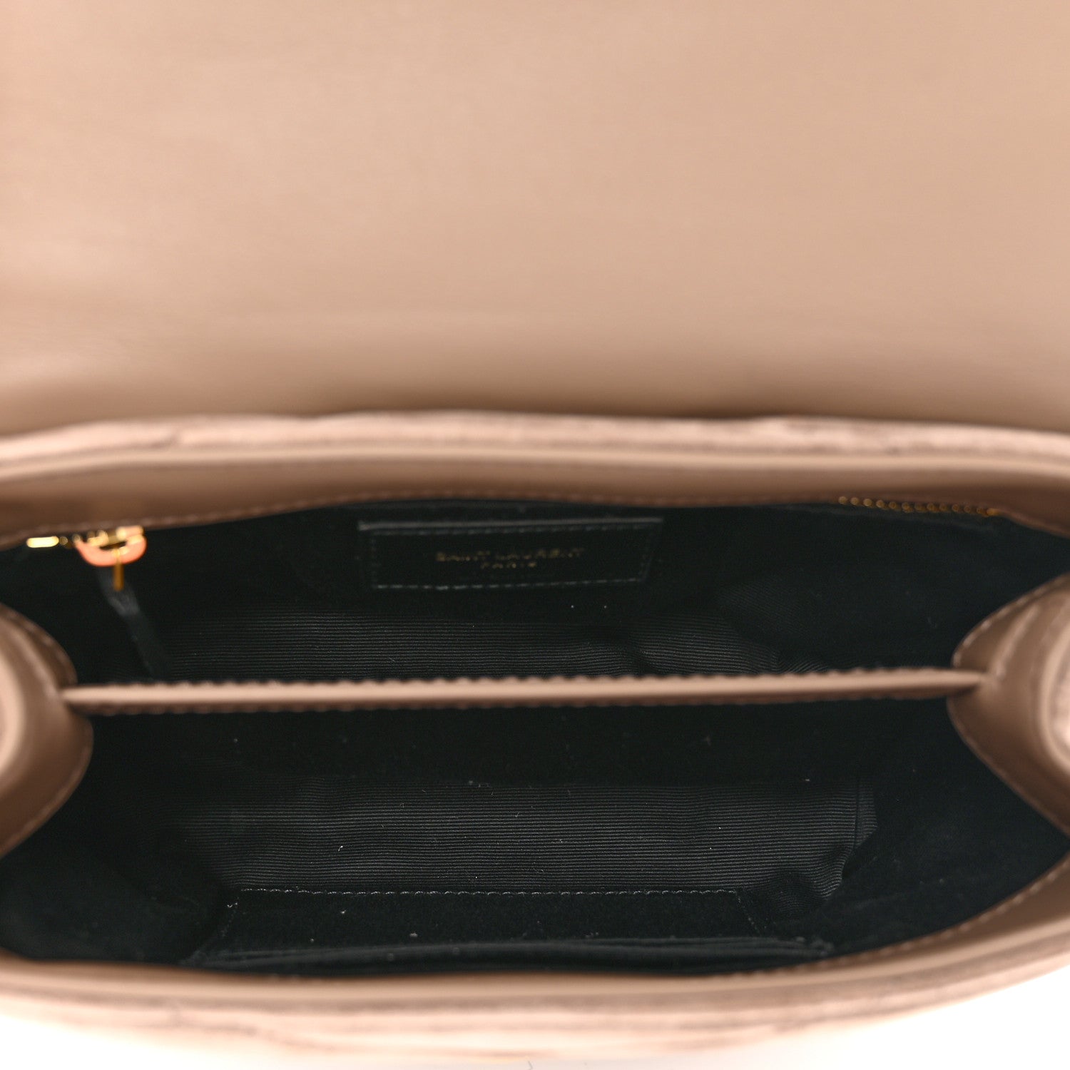 Saint Laurent Suede Toy Loulou Shoulder Bag Taupe 5 of 11