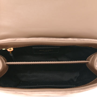 Saint Laurent Suede Toy Loulou Shoulder Bag Taupe 5 of 11