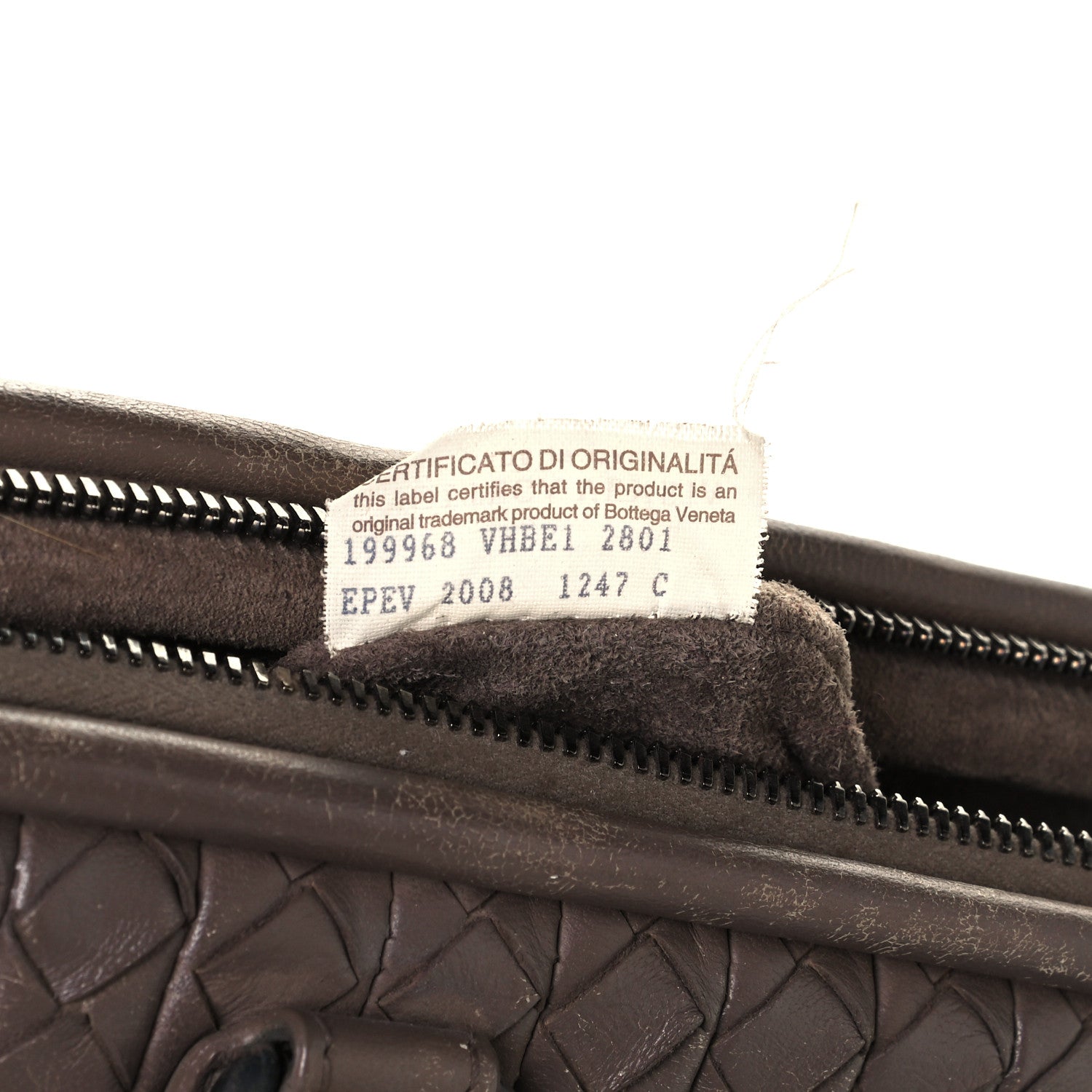 Bottega Veneta Nappa Intrecciato New Bond Satchel Ebano 7 of 11