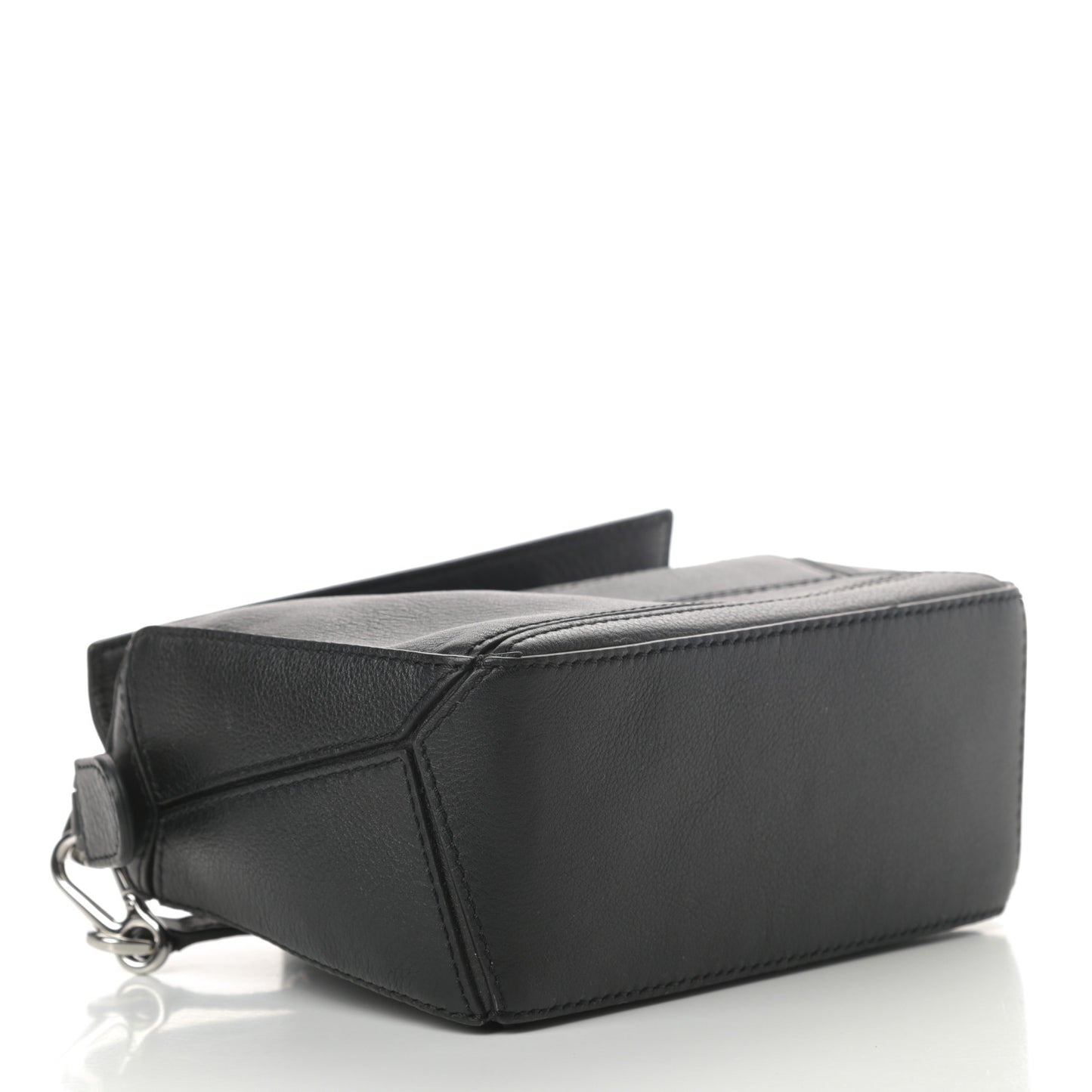 Calfskin Mini Puzzle Bag Black
