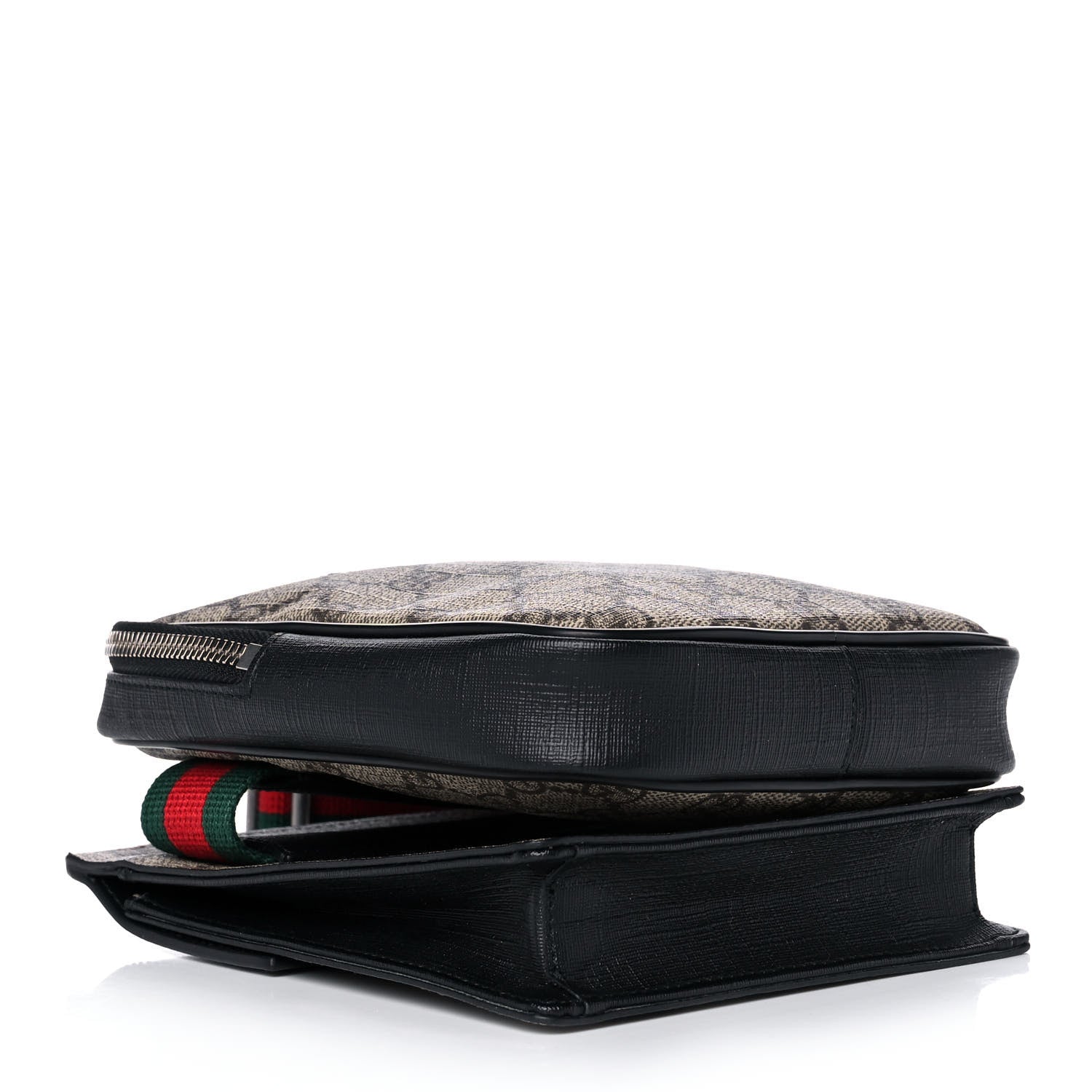Gucci GG Supreme Monogram Web Belt Bag Black 4 of 15