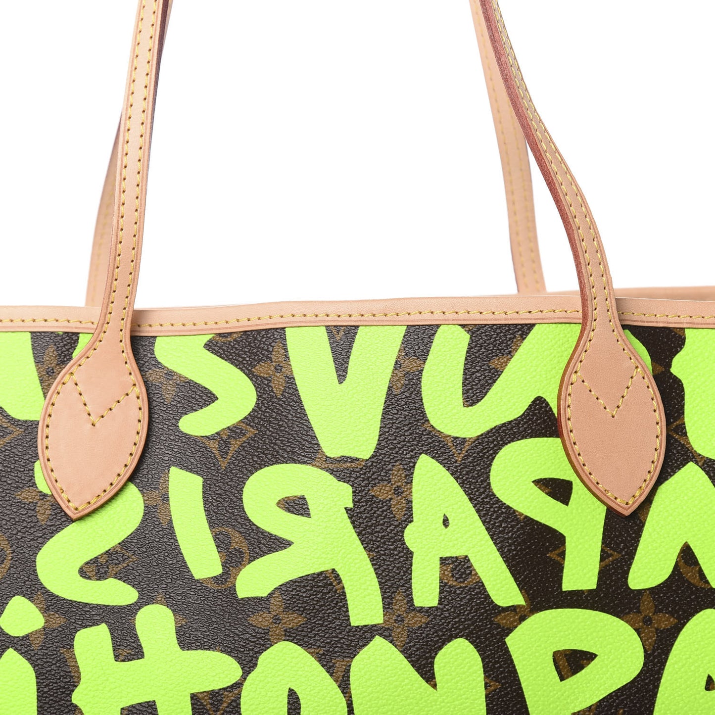 Monogram Graffiti Neverfull GM Green