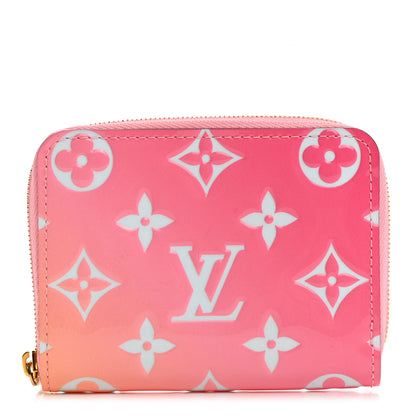 Louis Vuitton Vernis Zippy Coin Purse Pink Orange 1 of 6