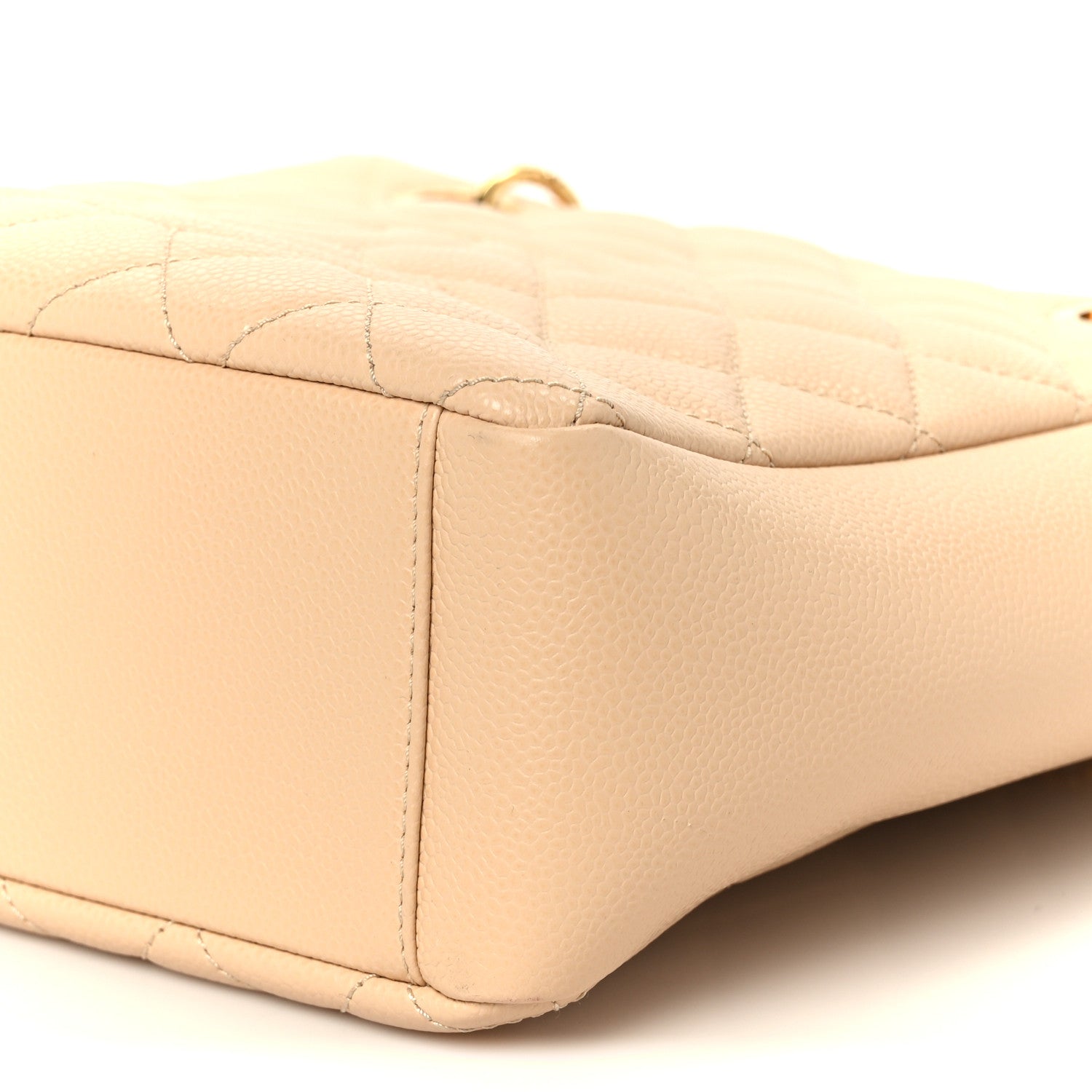 Chanel Caviar Quilted Petit Shopping Tote PST Beige Clair 10 of 10