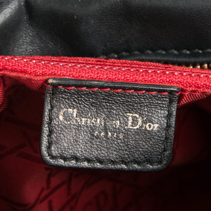 Christian Dior Lambskin Cannage Large Lady Dior Black 6 of 11