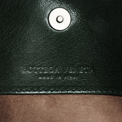 Bottega Veneta Iridescent Leather Shoulder Bag Green 6 of 8