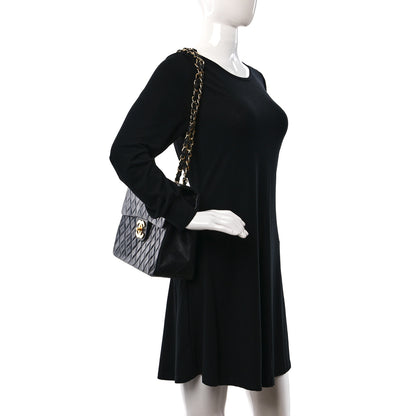 Chanel Lambskin Quilted XL Jumbo Single Flap Black 2 of 9