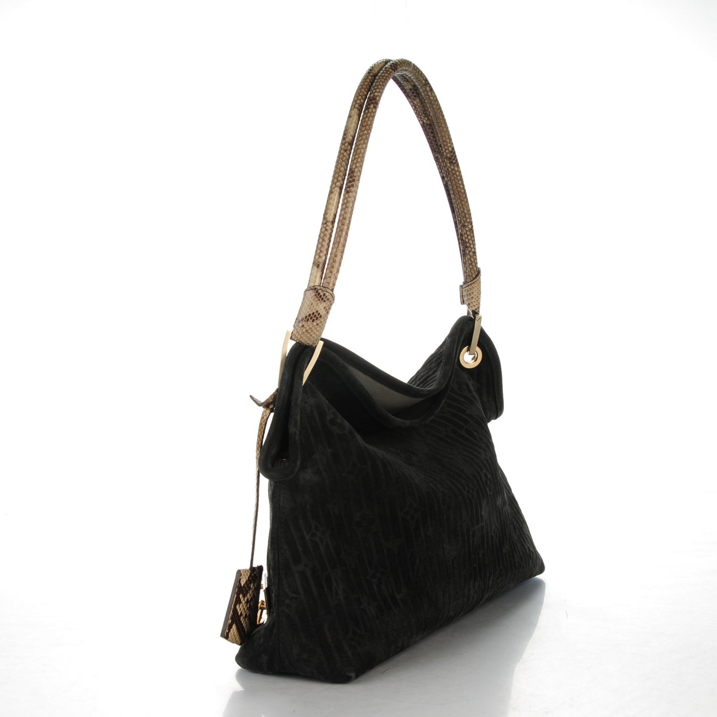 Python Monogram Suede Embossed Wish Kohl