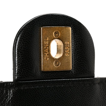 Chanel Goatskin Quilted Chic Pearls Flap Black 6 of 11