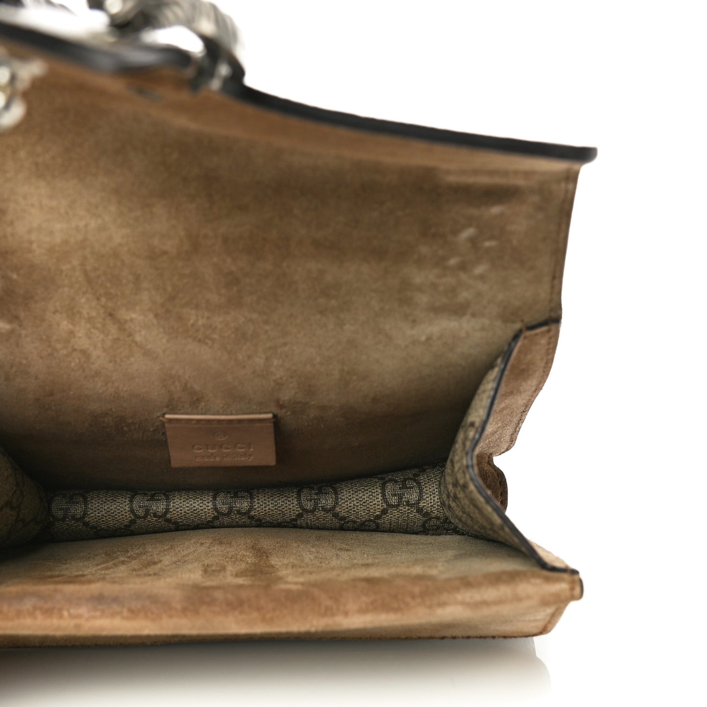 GG Supreme Monogram Mini Dionysus Shoulder Bag Taupe