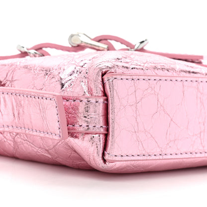 Givenchy Metallic Calfskin Mini Voyou Bag Silk Pink 8 of 8