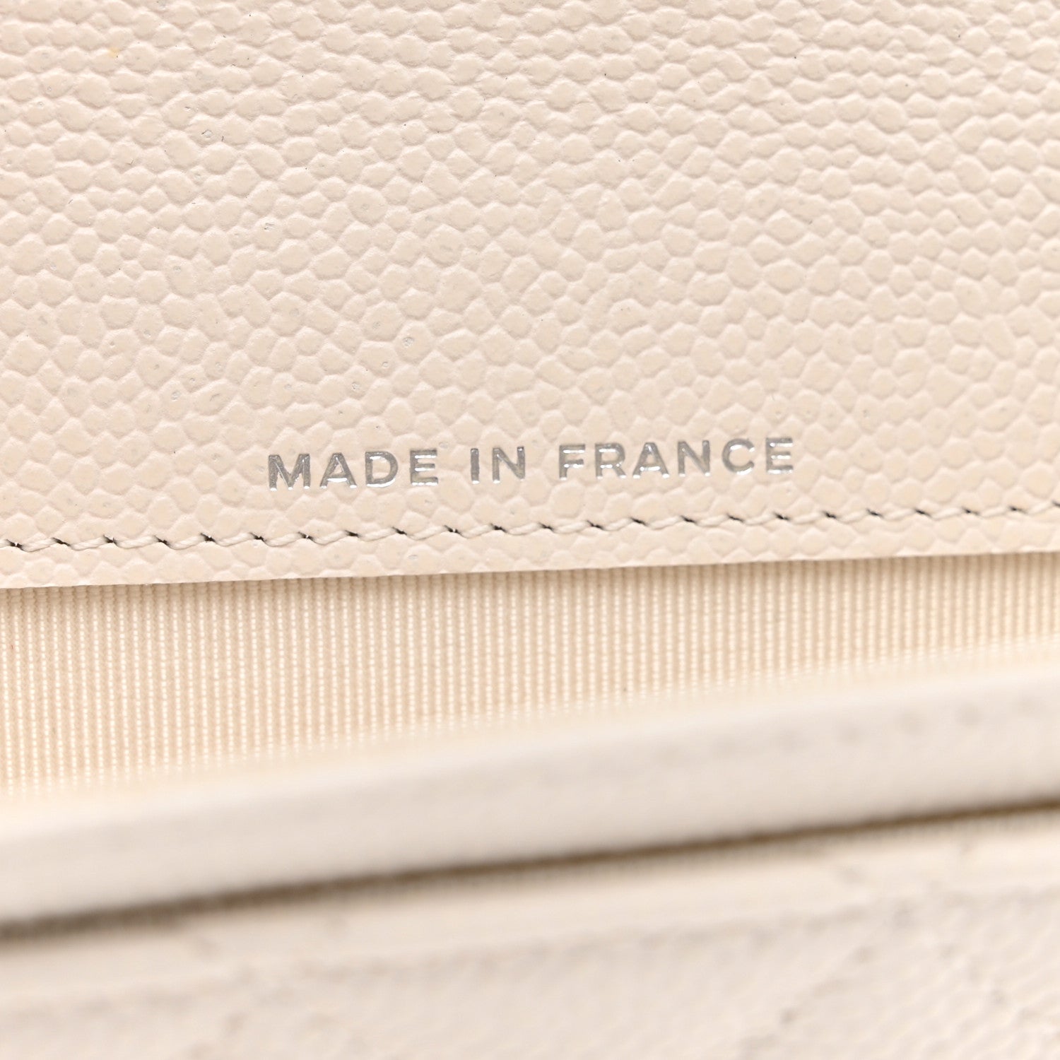 Chanel Caviar Quilted Flap Card Holder Wallet White 6 of 8