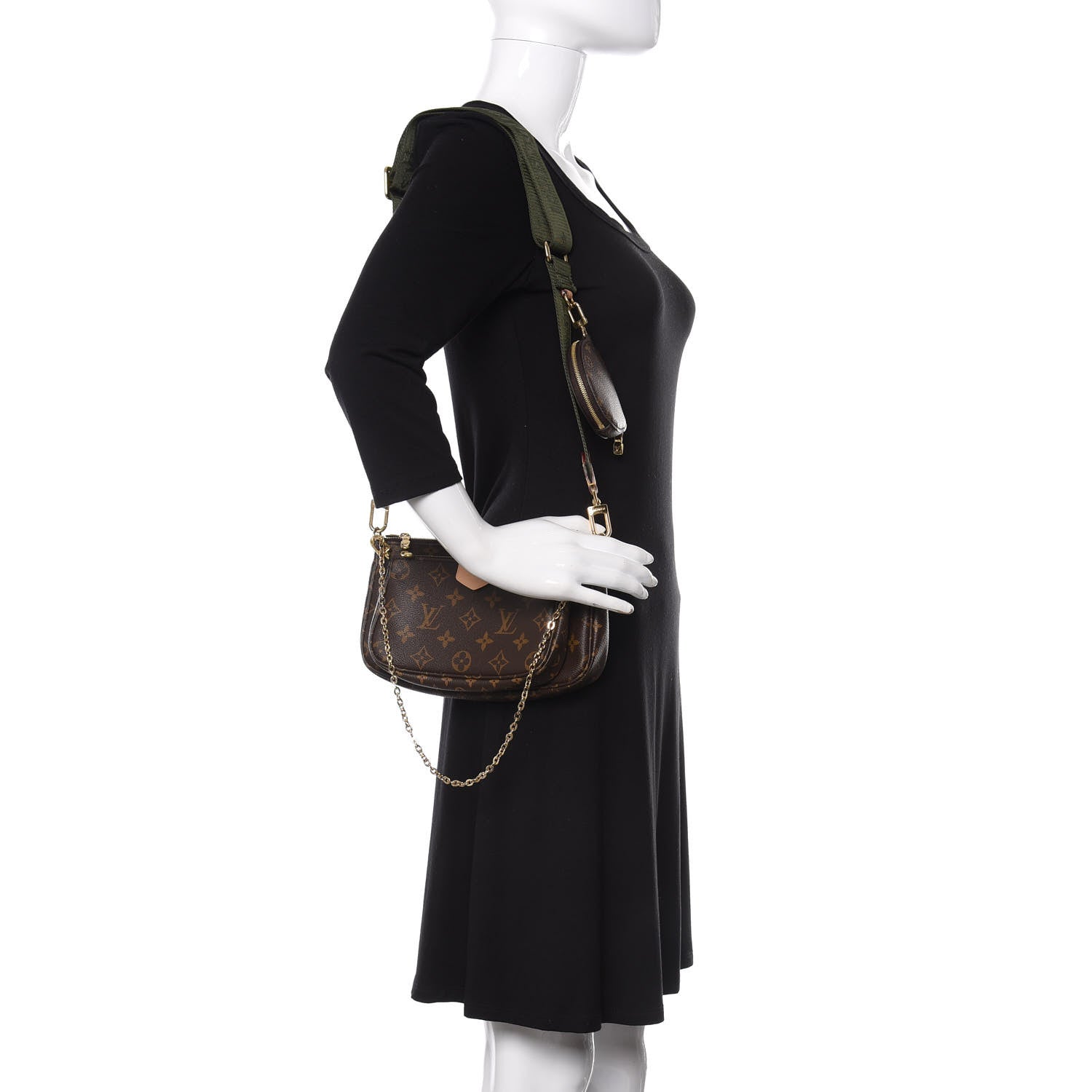 Louis Vuitton Monogram Multi Pochette Accessories Kaki 2 of 13