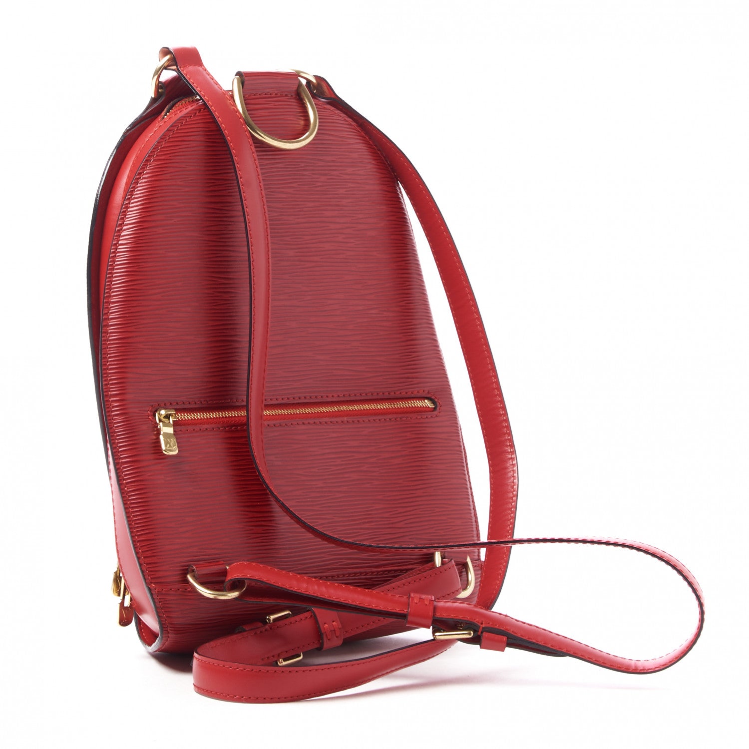 Louis Vuitton Epi Mabillon Backpack Castillan Red 3 of 8
