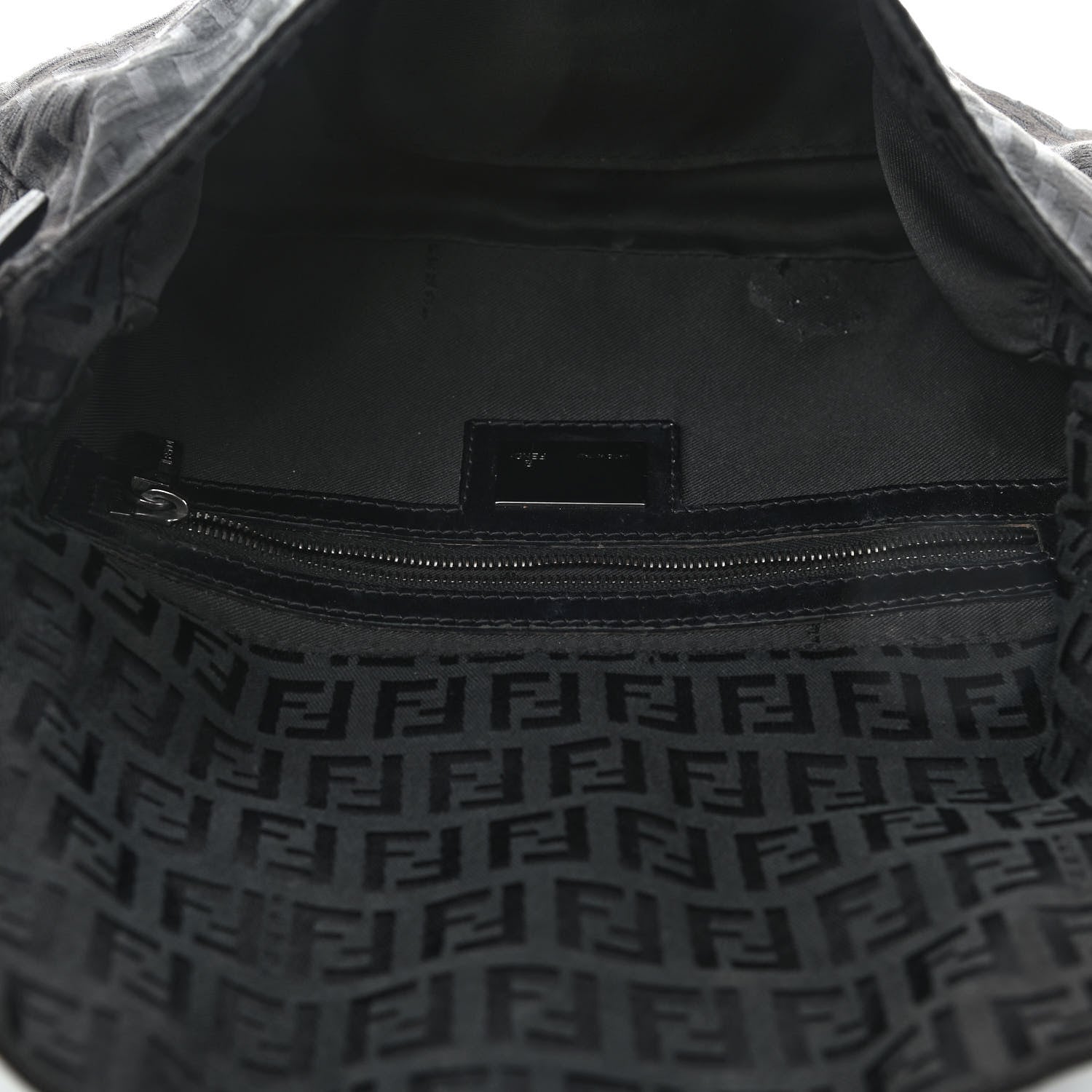 Fendi Zucchino Baguette Black 4 of 4