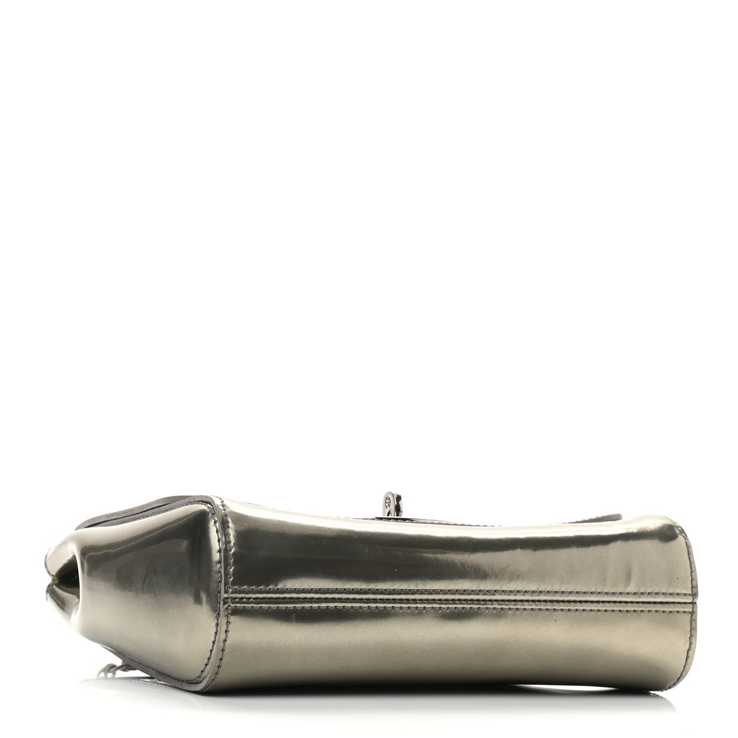 Mulberry Metallic Patent Small Lily Pewter 3 of 9