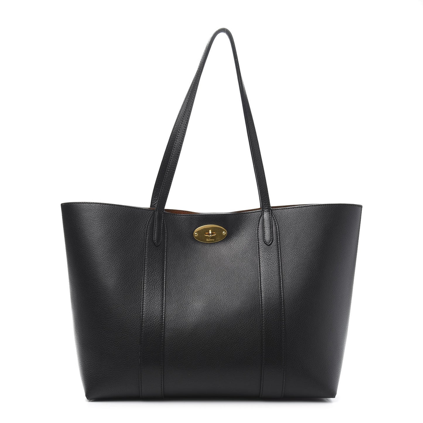 Small Classic Grain Bayswater Tote Black