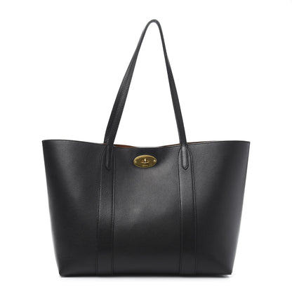Mulberry Small Classic Grain Bayswater Tote Black 1 of 12