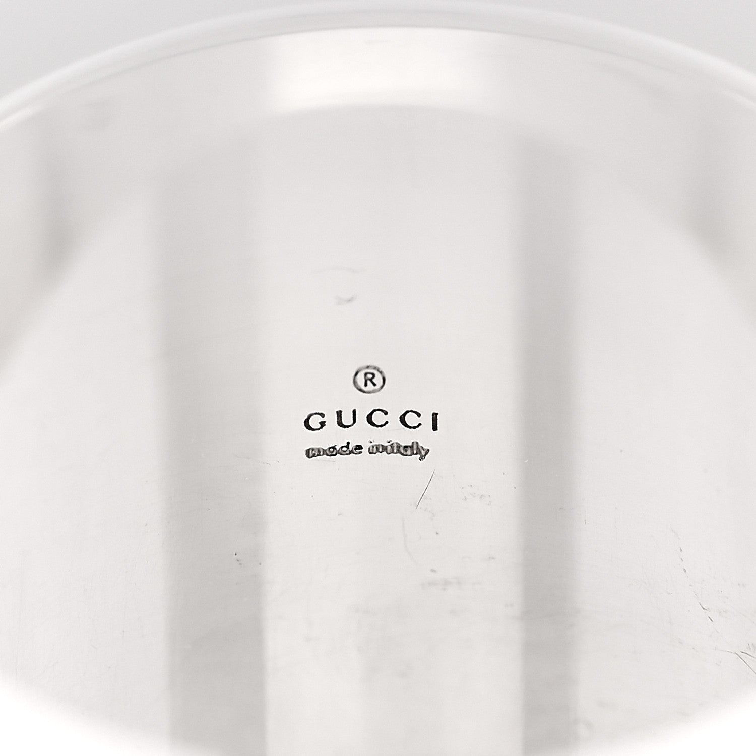 Gucci Sterling Silver G Cutout Band Ring 63 10.25 4 of 7