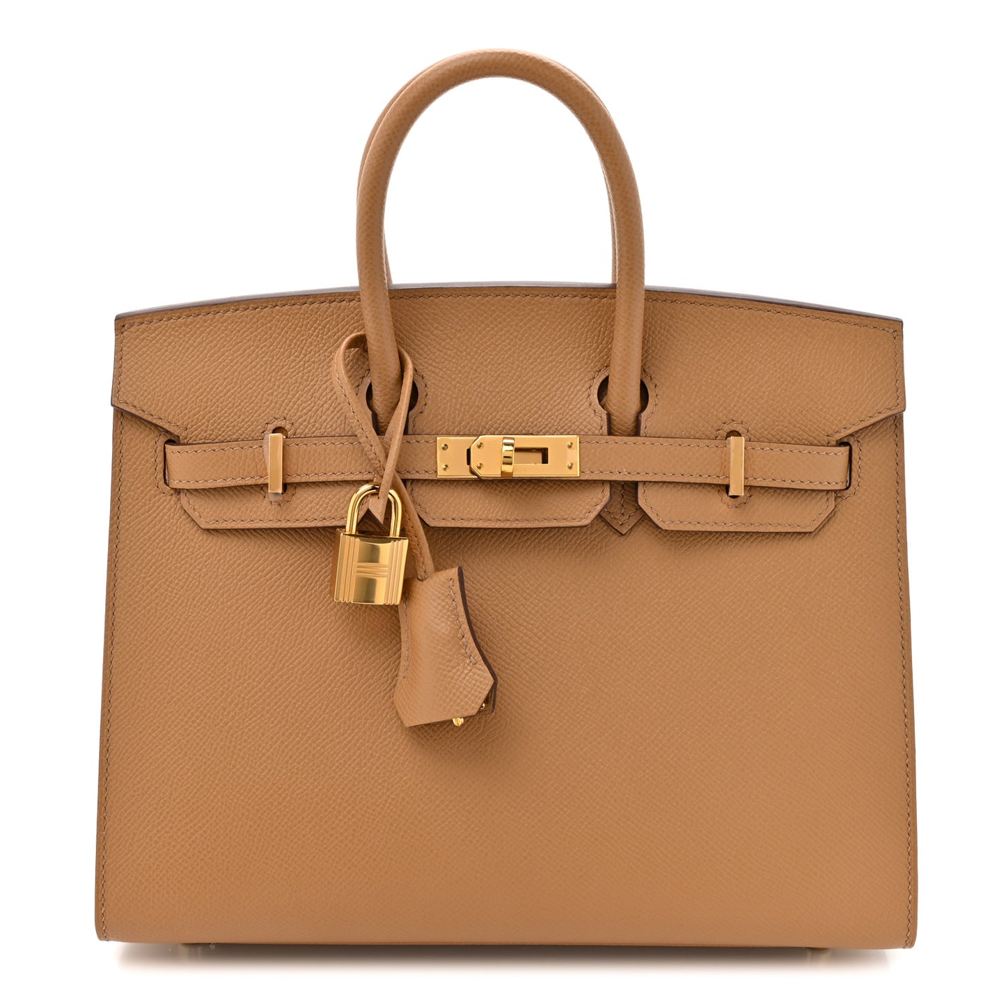 Epsom Birkin Sellier 25 Biscuit