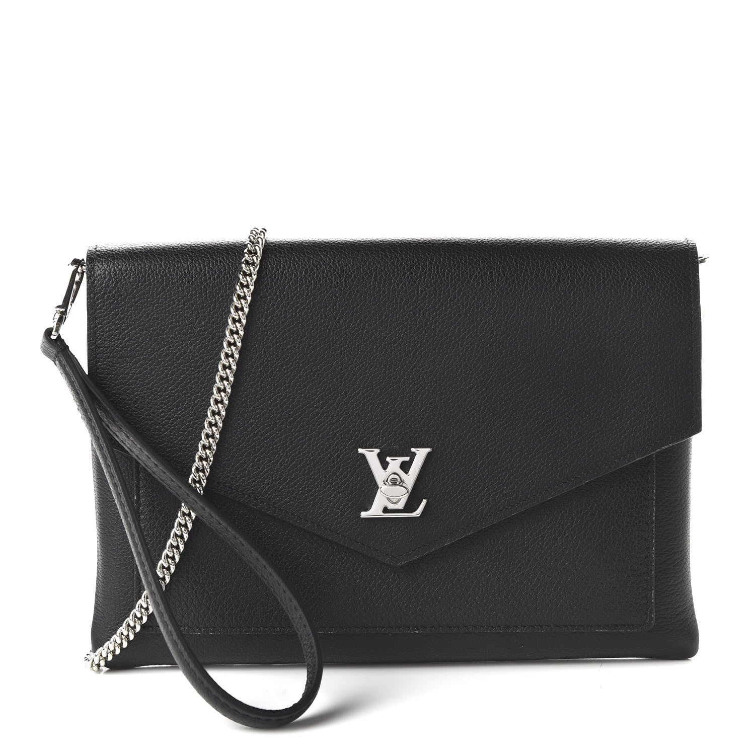 Louis Vuitton Soft Calfskin My Lockme Pochette Black 1 of 9