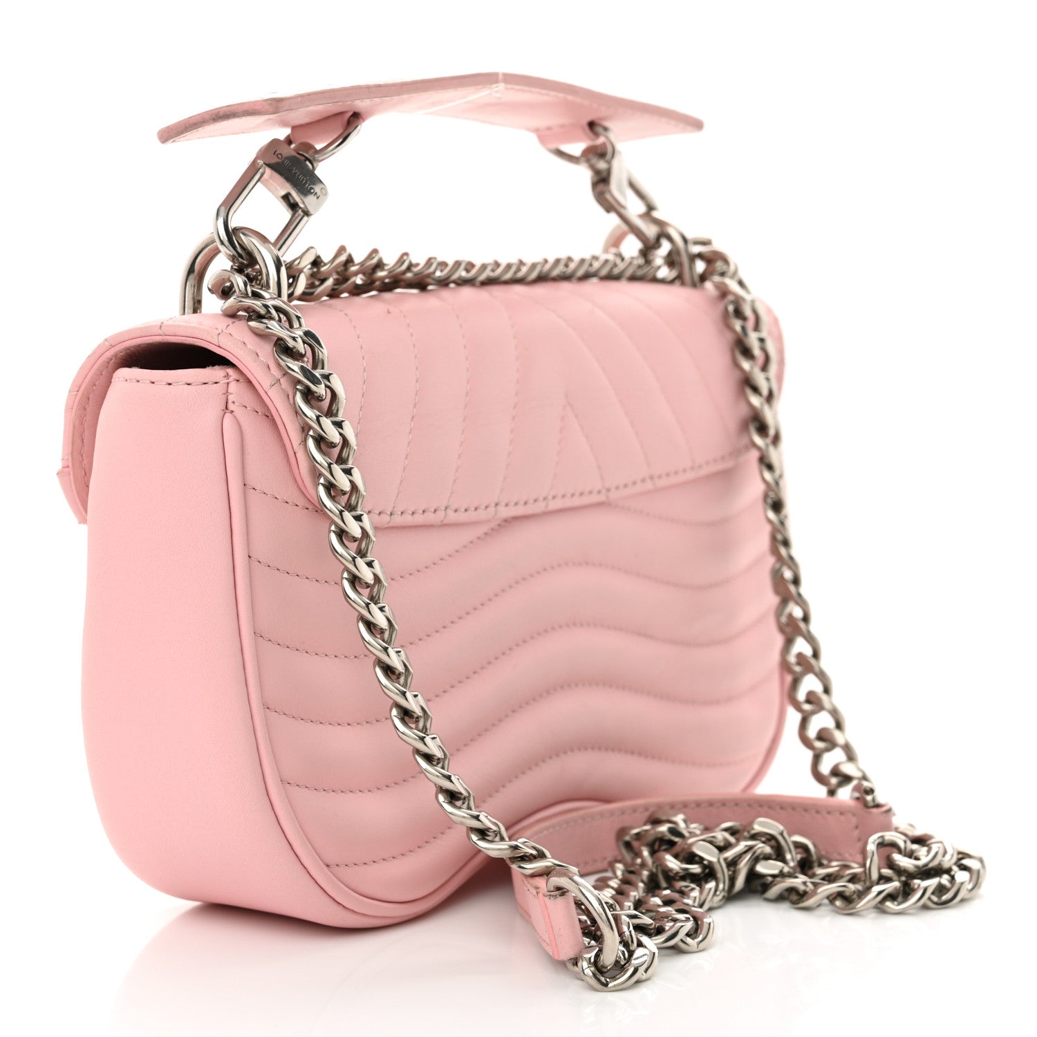 Louis Vuitton Calfskin New Wave Chain PM Smoothie Pink 3 of 16