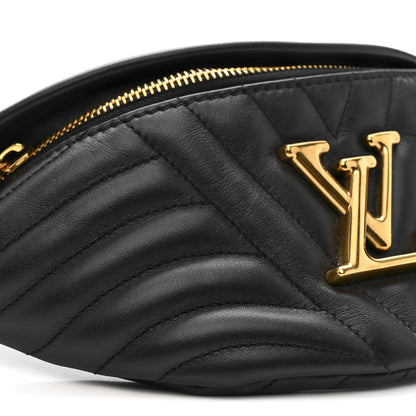 Louis Vuitton Calfskin Quilted New Wave Bumbag Black 9 of 11