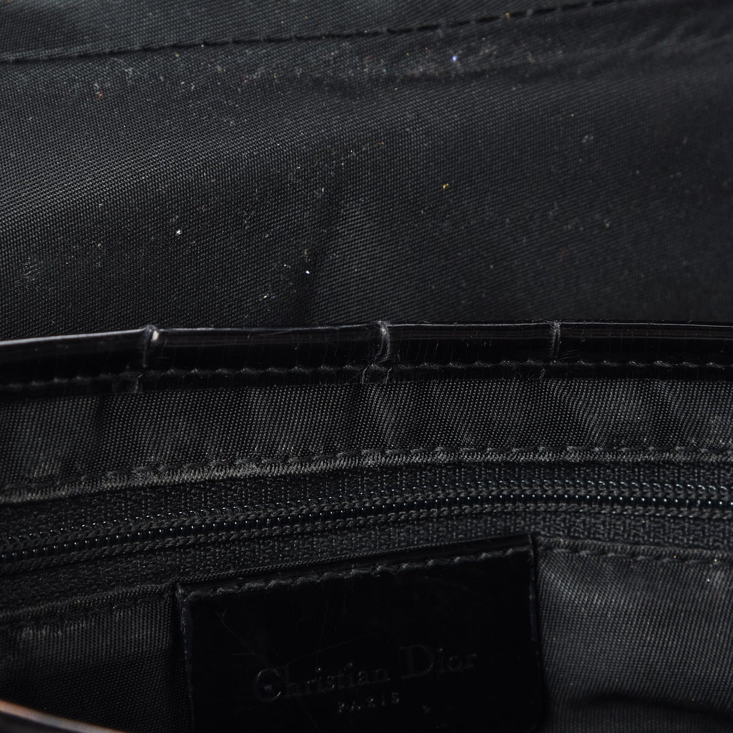 Nylon Saddle Bag Black