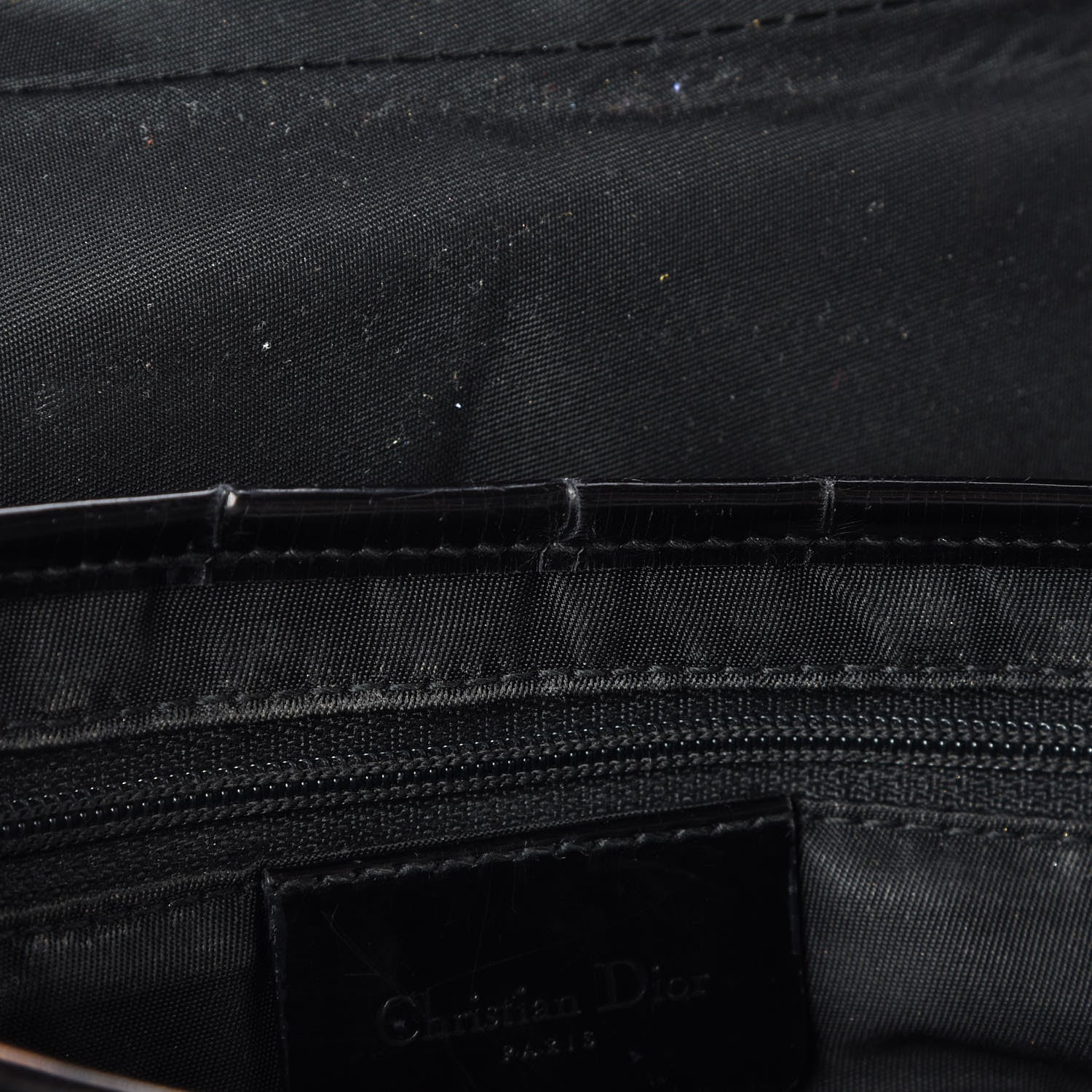 Christian Dior Nylon Saddle Bag Black 8 of 16