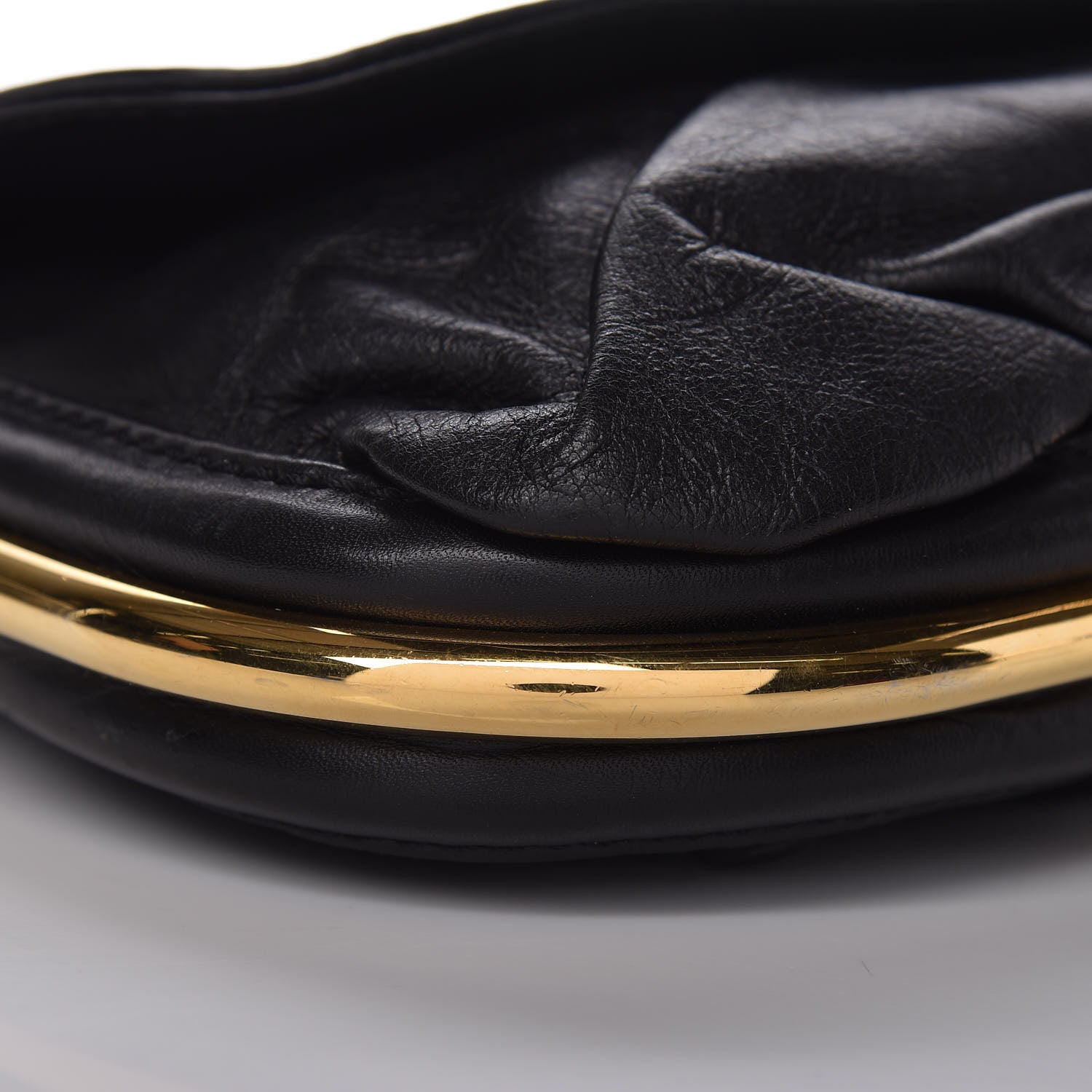 Jimmy Choo Calfskin Arad Clutch Black 5 of 11