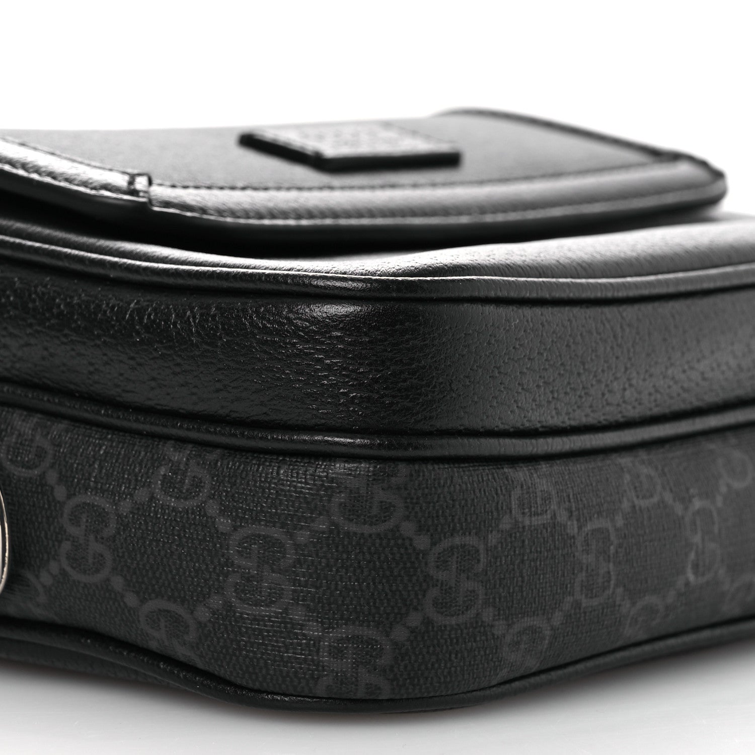 Gucci GG Supreme Monogram Small Crossbody Bag Black 9 of 11