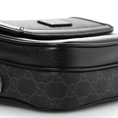 Gucci GG Supreme Monogram Small Crossbody Bag Black 9 of 11